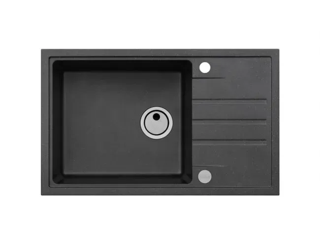 Мойка INTERMEZZO 130 GRANITAL CARBON - G91 780X480X200 1X в компл.с сифоном 111729 G11 ARCTIC