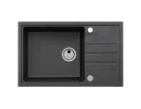 Мойка INTERMEZZO 130 GRANITAL CARBON - G91 780X480X200 1X в компл.с сифоном 111729 G11 ARCTIC
