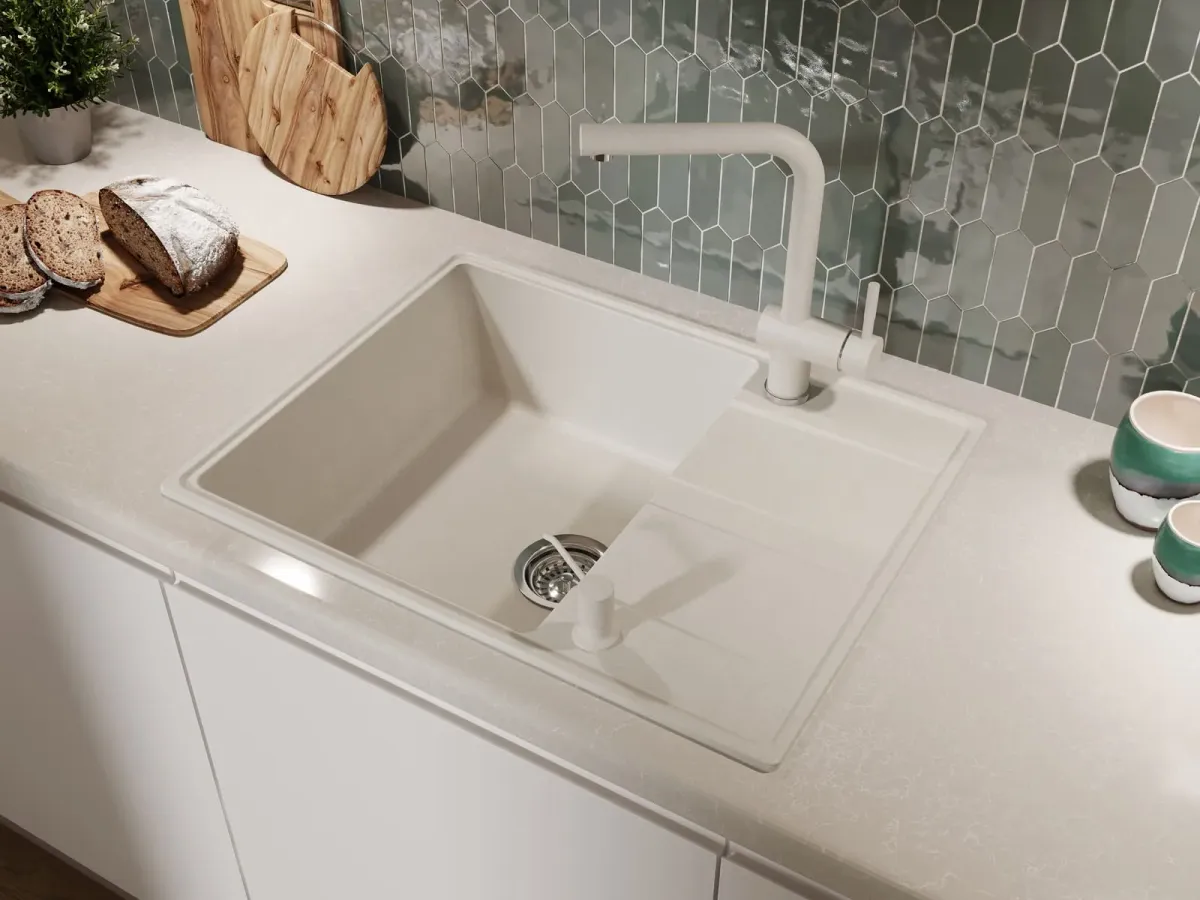 Кухонная мойка Grandex Aqua TOPLINE 65F (600315) CONCRETE