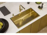 Мойка QUADRIX 60 MONARCH 740x400x200 в компл. с выпуском без сифона (1117478) ANTHRACITE