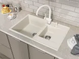Кухонная мойка Grandex Aqua TOPLINE 78F (600115) ARCTIC