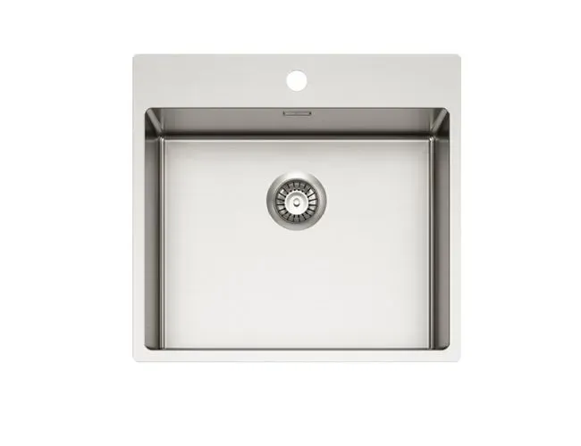 Мойка для кухни NOX 120 540x515x200 в комплекте с интегрированным сифоном (1149937) BRS