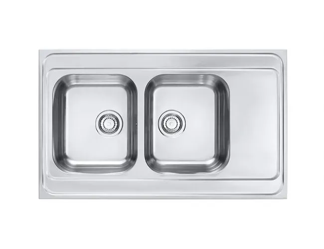 Мойка CLASSIC PRO 80 -90 1000X600 в комплекте с сифоном 1130555 SAT
