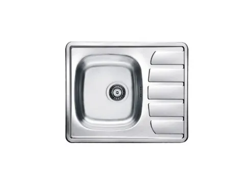 Мойка ZOOM 10 -90-615X500 в комплекте с сифоном 1130550 LEI