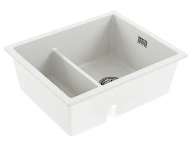 Мойка для кухни OMNI 50 GRANITAL ARCTIC-G11 550x450x198 с сифоном(1150065) G90 DEEP BLACK