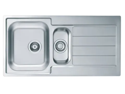 Мойка LINE MAXIM 10- 980X500 1+1/2 с сифоном 1130555 SAT