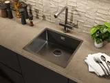 Мойка Grandex Aqua OPTIMA 49, 490х440х200, (5010862) ANTHRACITE