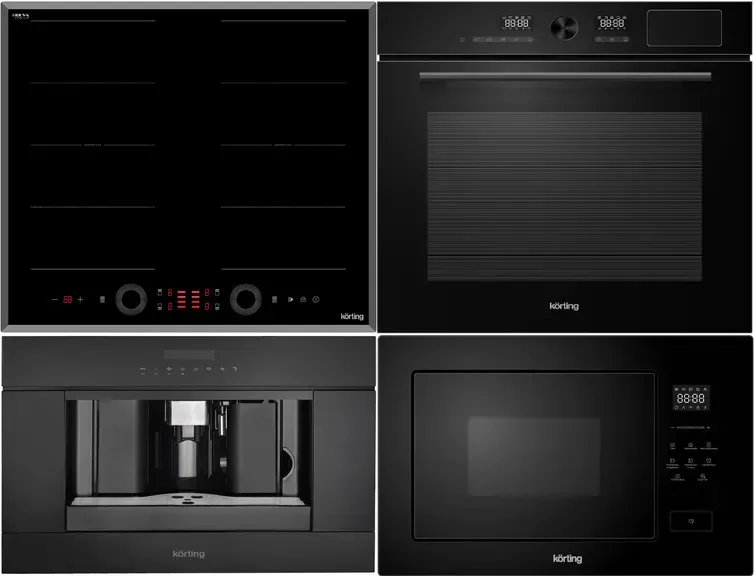 KORTING HIB 68700 B QUADRO + OKB 1650 GN STEAM + KMI 827 GN + KCM 9200 BG