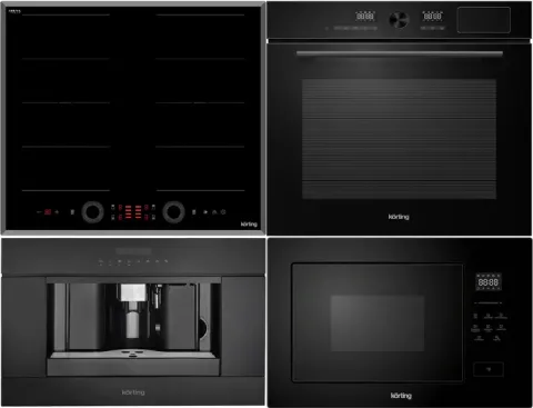 KORTING HIB 68700 B QUADRO + OKB 1650 GN STEAM + KMI 827 GN + KCM 9200 BG