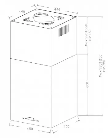 Korting KHA 45970 W Cube