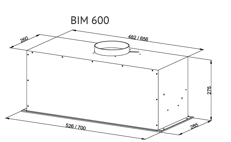 Kuppersberg BIM 600 Black