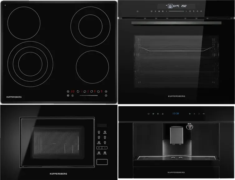 KUPPERSBERG ECS 632 F + HT 613 BLACK + HMW 620 B + KCM 182 BLACK