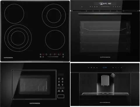 KUPPERSBERG ECS 632 F + HT 613 BLACK + HMW 620 B + KCM 182 BLACK