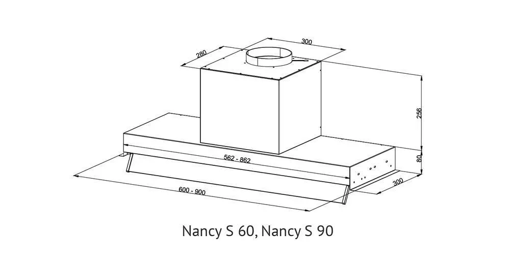 Kuppersberg NANCY S 90 Black