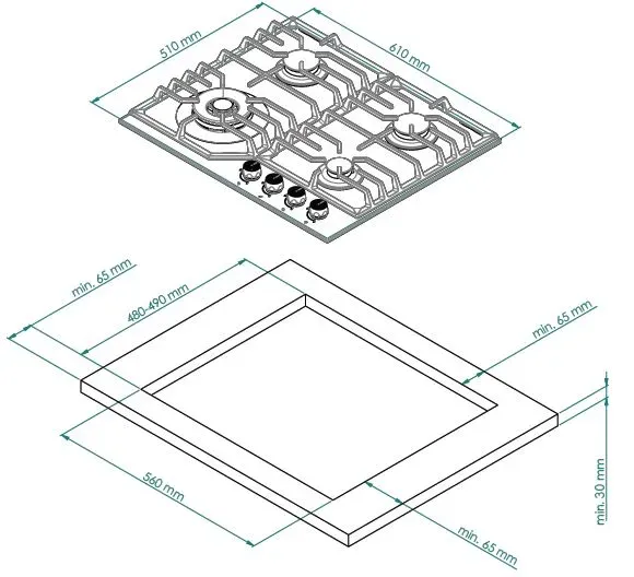 Kuppersberg FS 610 W Bronze
