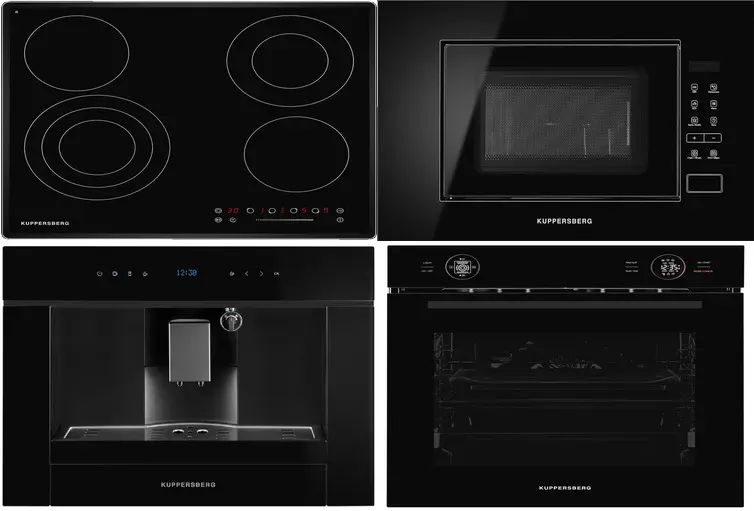 KUPPERSBERG ECS 632 F + HT 612 BLACK + HMW 620 B + KCM 182 BLACK
