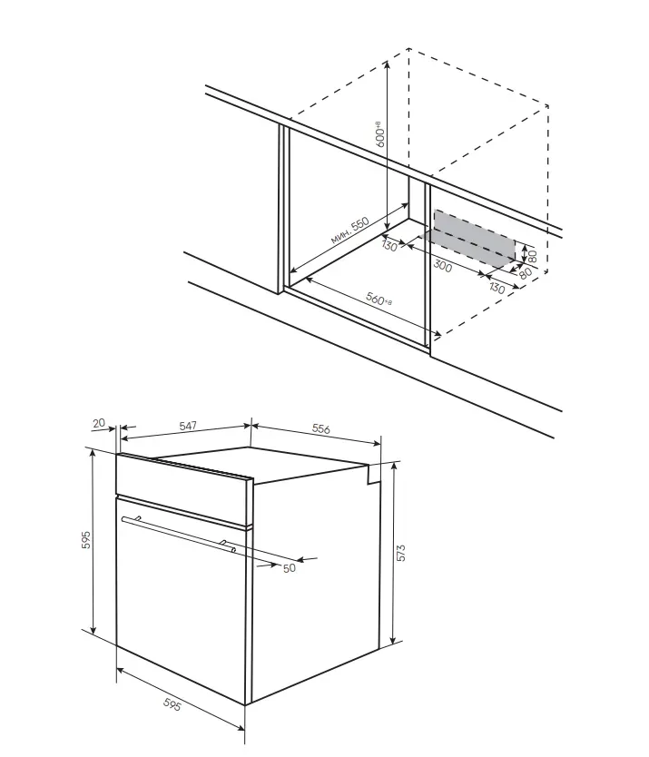 Kuppersberg HO 603 Black glass