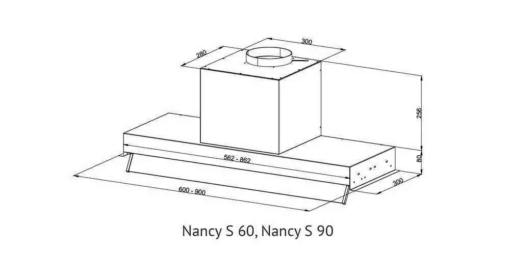 Kuppersberg NANCY S 90 Black