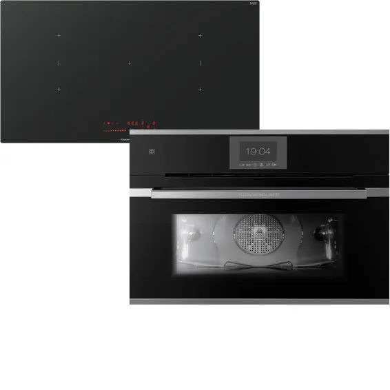 Kuppersbusch KI 9560.0 SR + CBP 6550.0 S3 Silver Chrome