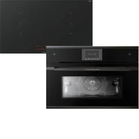 Kuppersbusch KI 8560.0 SR + CBD 6550.0 S2 Black Chrome