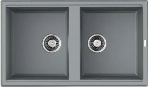 Omoikiri Tedori 86-2-GR, мойка, гранит, leningrad grey