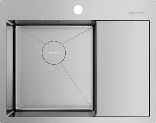 Omoikiri Akisame 65-IN-L, мойка, нержавеющая сталь, чаша слева
