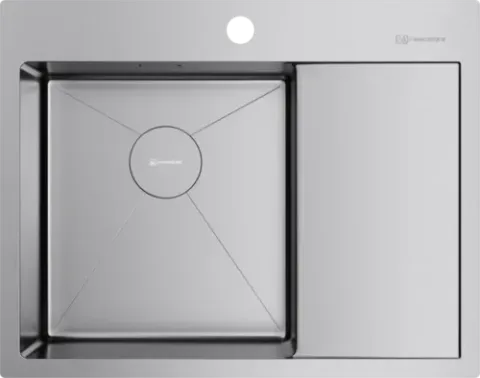 Omoikiri Akisame 65-IN-L, мойка, нержавеющая сталь, чаша слева