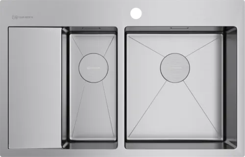 Omoikiri Akisame 78-2-IN-R, мойка, нержавеющая сталь, чаша справа