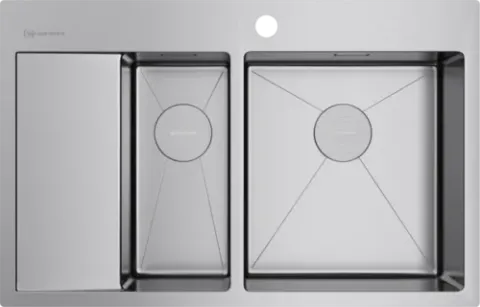 Omoikiri Akisame 78-2-IN-R, мойка, нержавеющая сталь, чаша справа
