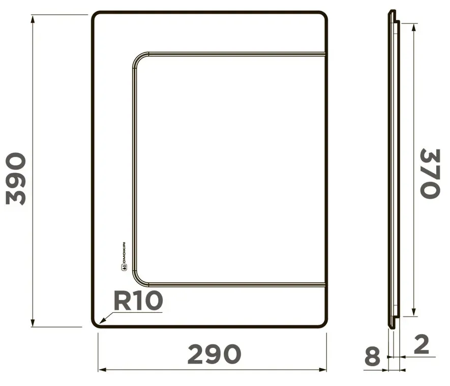 Omoikiri Разделочная доска CB-Basic-370-GB