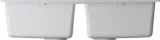 Omoikiri Kitagawa 86-2-WH, мойка, керамика, белый