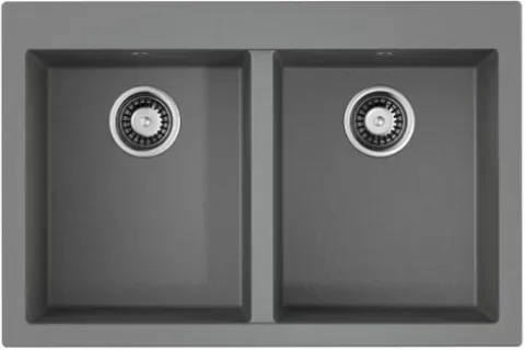Omoikiri Bosen 80-2-GR, мойка, гранит, leningrad grey
