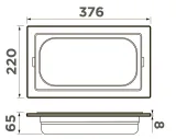 Omoikiri DC-03-1-GB, контейнер, нержавеющая сталь/графит