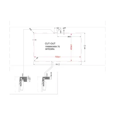 Omoikiri Yamakawa 75T-Integra-BL, мойка, гранит, черный