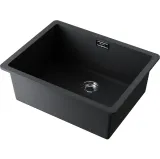 Omoikiri Kata 54-U-BL, мойка, гранит, черный