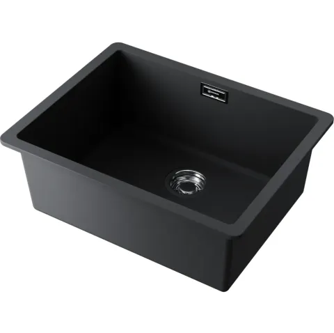 Omoikiri Kata 54-U-BL, мойка, гранит, черный