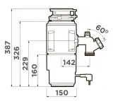 Omoikiri Nagare Slim 900