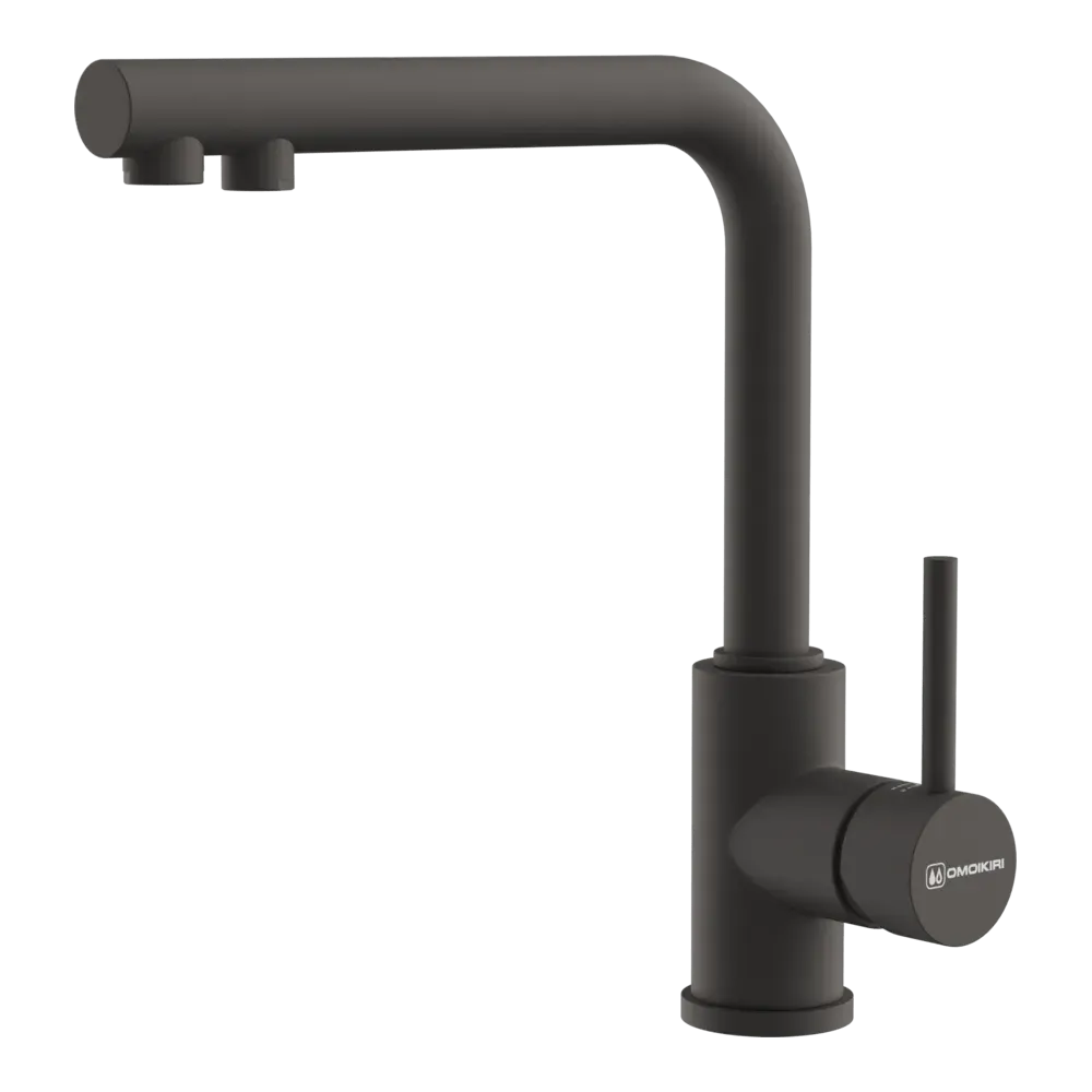 Omoikiri Nakagawa 2 Plus-ES, смеситель, гранит, espresso