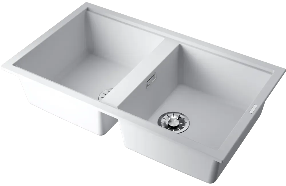 Omoikiri Kitagawa 86-2-WH, мойка, керамика, белый