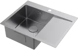 Omoikiri Akisame 65-IN-L, мойка, нержавеющая сталь, чаша слева