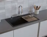 Omoikiri Kitagawa 86-LB-GB, мойка, керамика, графит