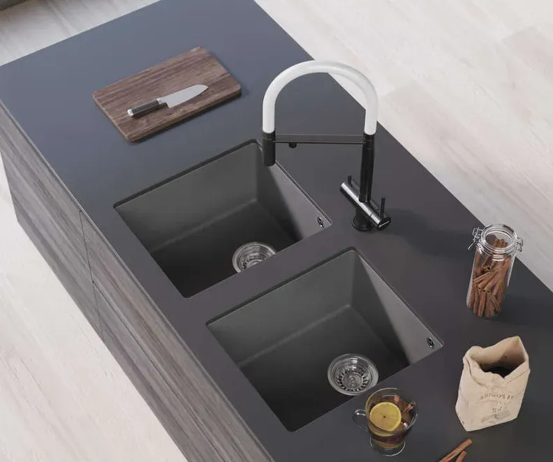 Omoikiri Bosen 38-U-BL, мойка, гранит, черный