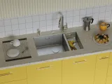 Omoikiri Taki 69-2-U/IF-IN-L Side, мойка, нержавеющая сталь, чаша слева