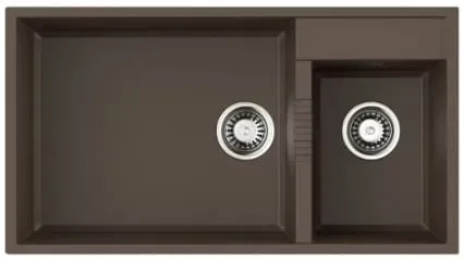 Omoikiri Tedori 85-2-U-ES, мойка, гранит, espresso