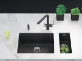 Omoikiri Bosen 54-U-BL, мойка, гранит, черный
