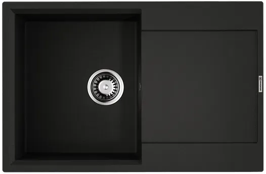 Omoikiri Daisen 78T-BL, мойка, гранит, черный