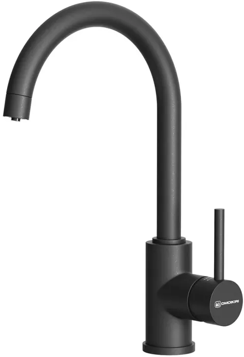 Omoikiri Shinagawa 2 Plus-BL, смеситель, гранит, черный