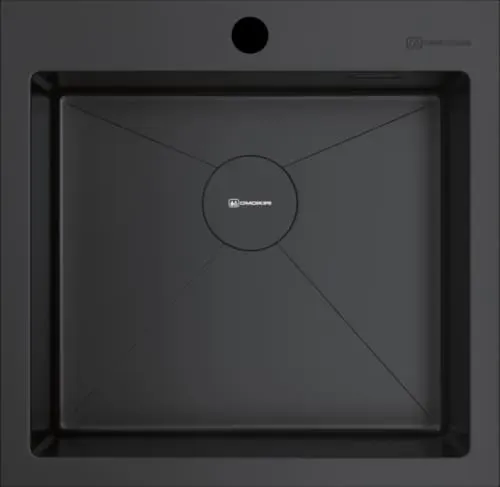 Omoikiri Akisame 51-GB, мойка, нержавеющая сталь/графит