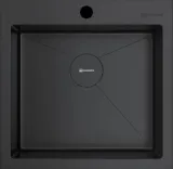 Omoikiri Akisame 51-GB, мойка, нержавеющая сталь/графит