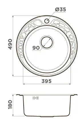 Omoikiri Tovada 49-1-IN, мойка, нержавеющая сталь